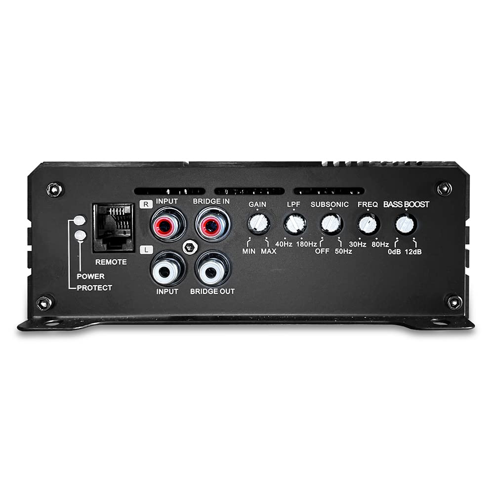 Compact Class D Monoblock Car Audio Amplifier, 1500 Watts RMS J274