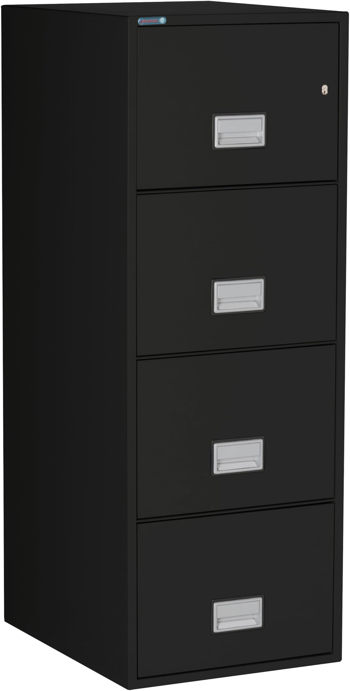 Black 4-Drawer Legal Fireproof File Cabinet Z38748