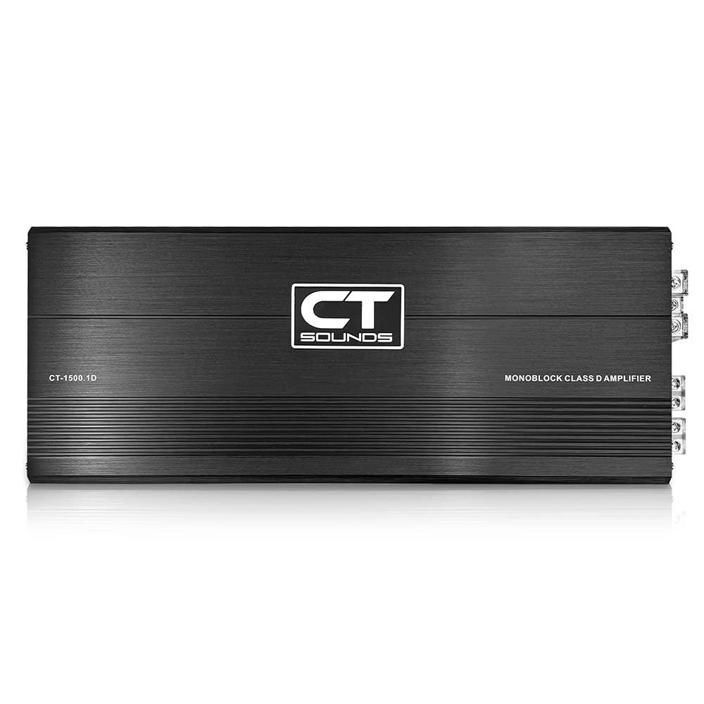 Compact Class D Monoblock Car Audio Amplifier, 1500 Watts RMS J274