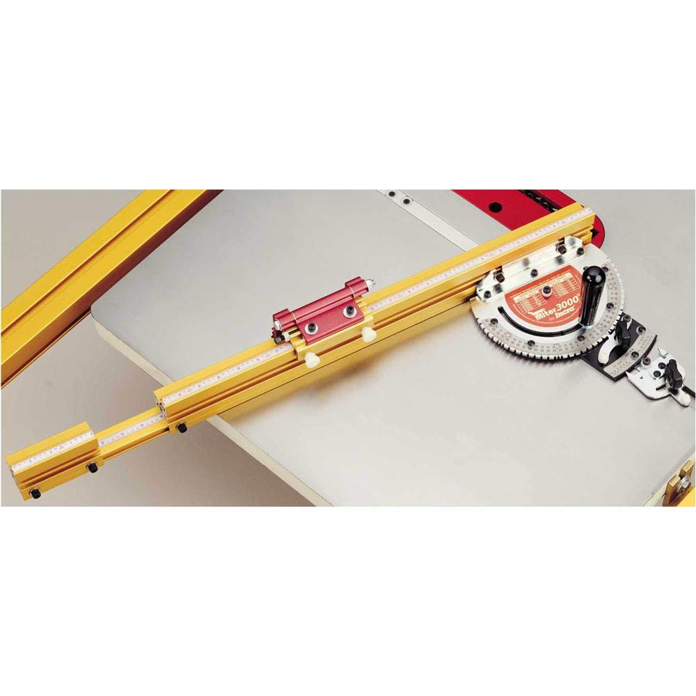 Miter Gauge with Telescoping Fence & Flip Shop Stop J5539