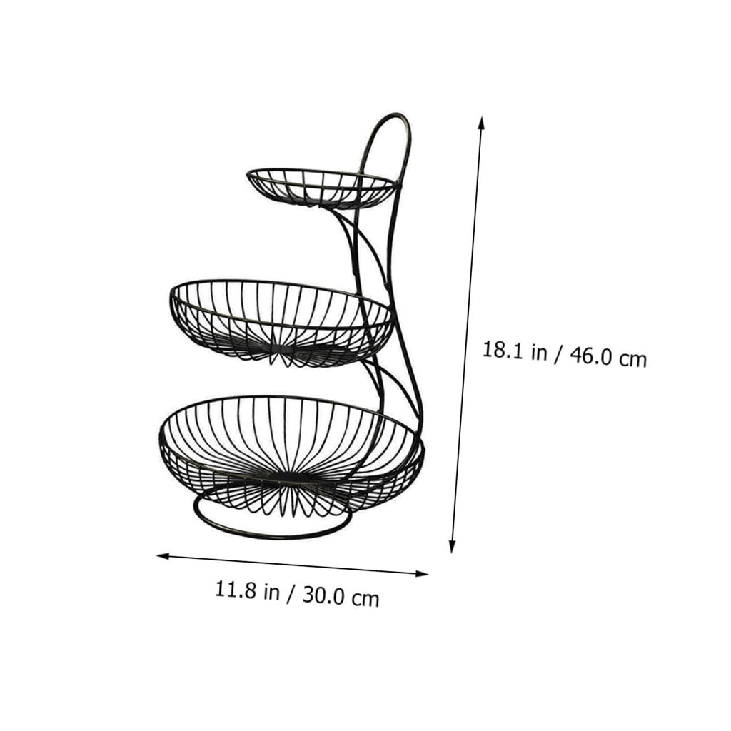 3-Tier Iron Basket A8980