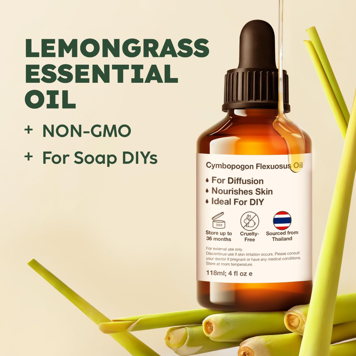 Lemongrass & Lavender Essential Oil Set 2x4 fl oz D86549