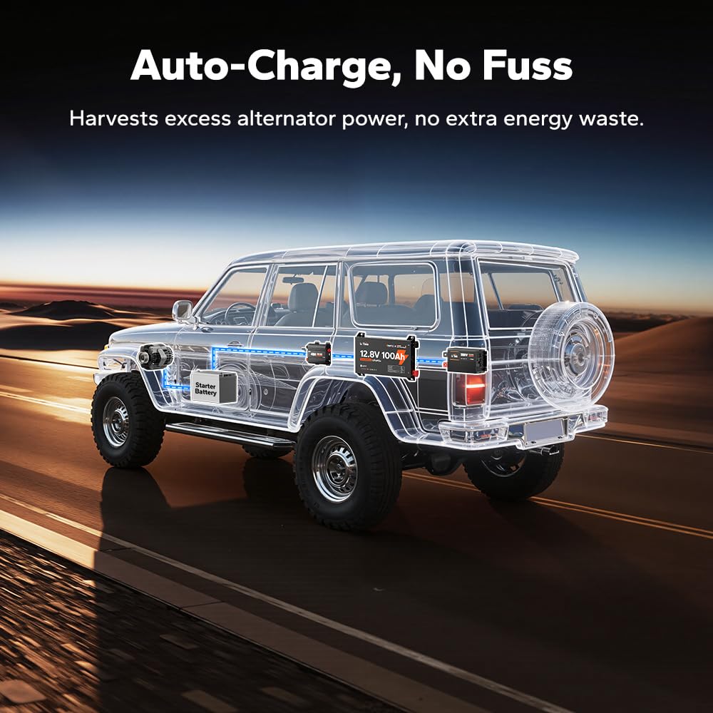 12V 100Ah Self-Heating LiFePO4 Battery Y585