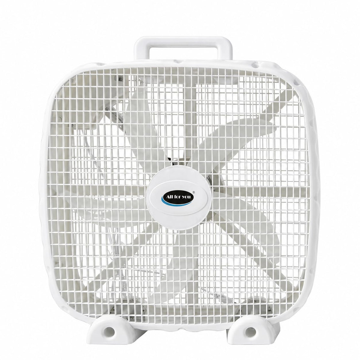 3-Speed Box Fan with Carry Handle, 5 Blades, 20-Inch, White V916