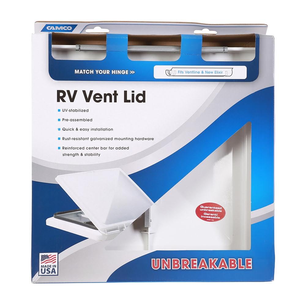 RV Vent Lid Impact-Resilient Polycarbonate F779651
