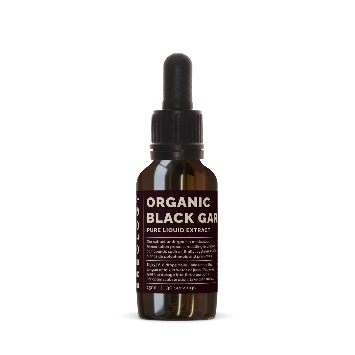 Organic Black Garlic Pure Liquid Extract 0.5 fl oz A12769