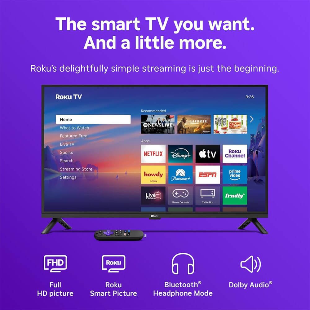 40 inch 1080p LED Smart TV V4927