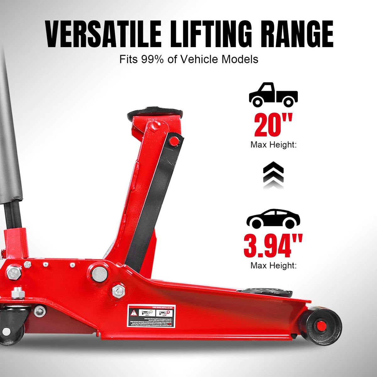 4 Ton Hydraulic Low Profile Floor Jack J3428