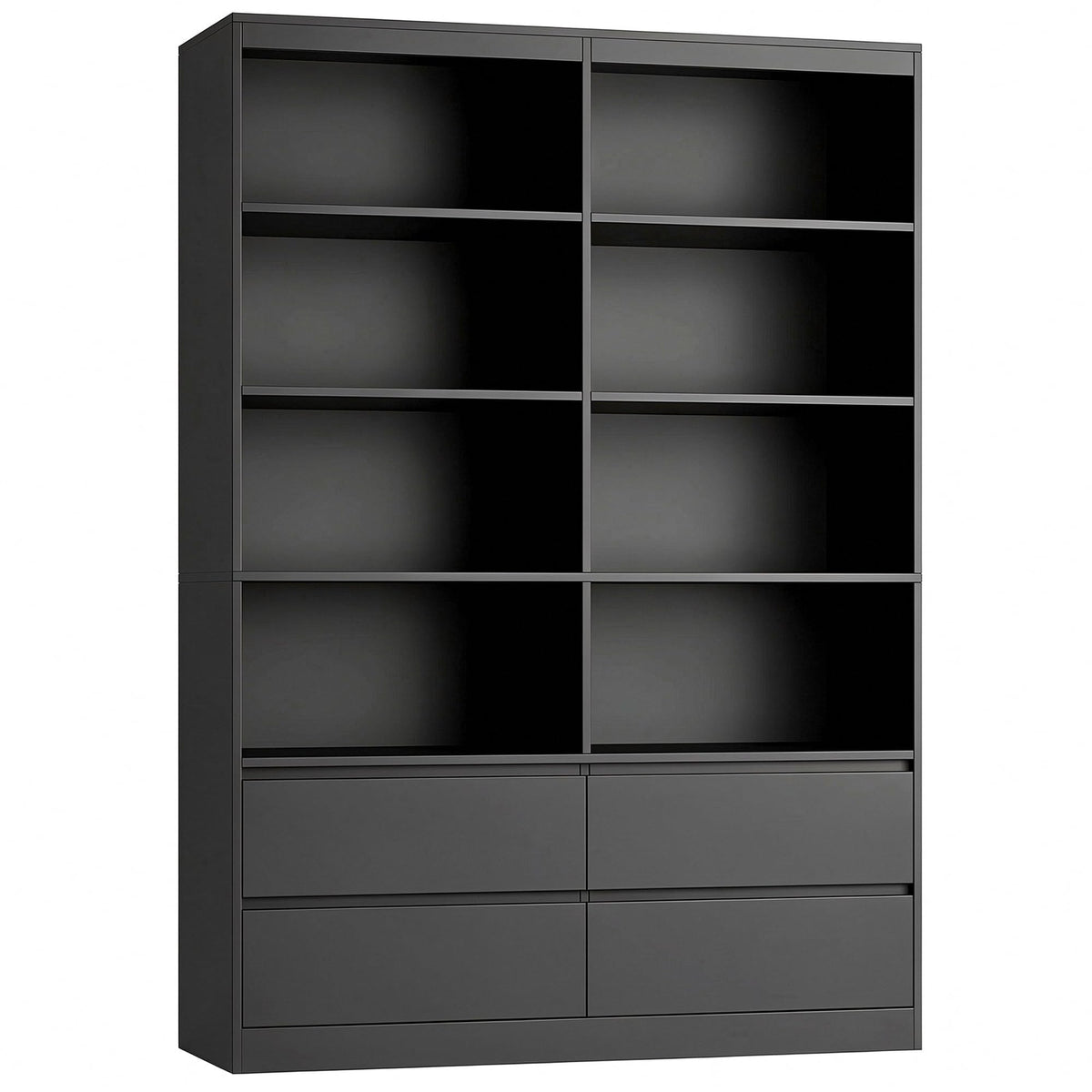 Black 4 Drawer Bookshelf I4739