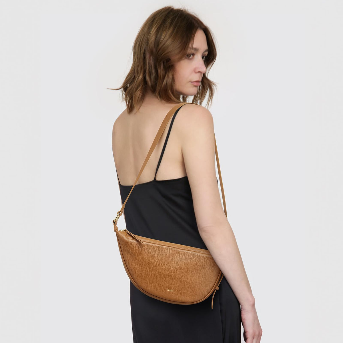 Leather Crossbody Purse with Adjustable Strap K2374