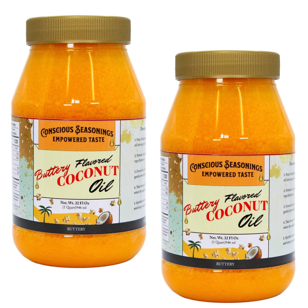 Butter Flavored Coconut Oil 32 oz 2 Pack V287189