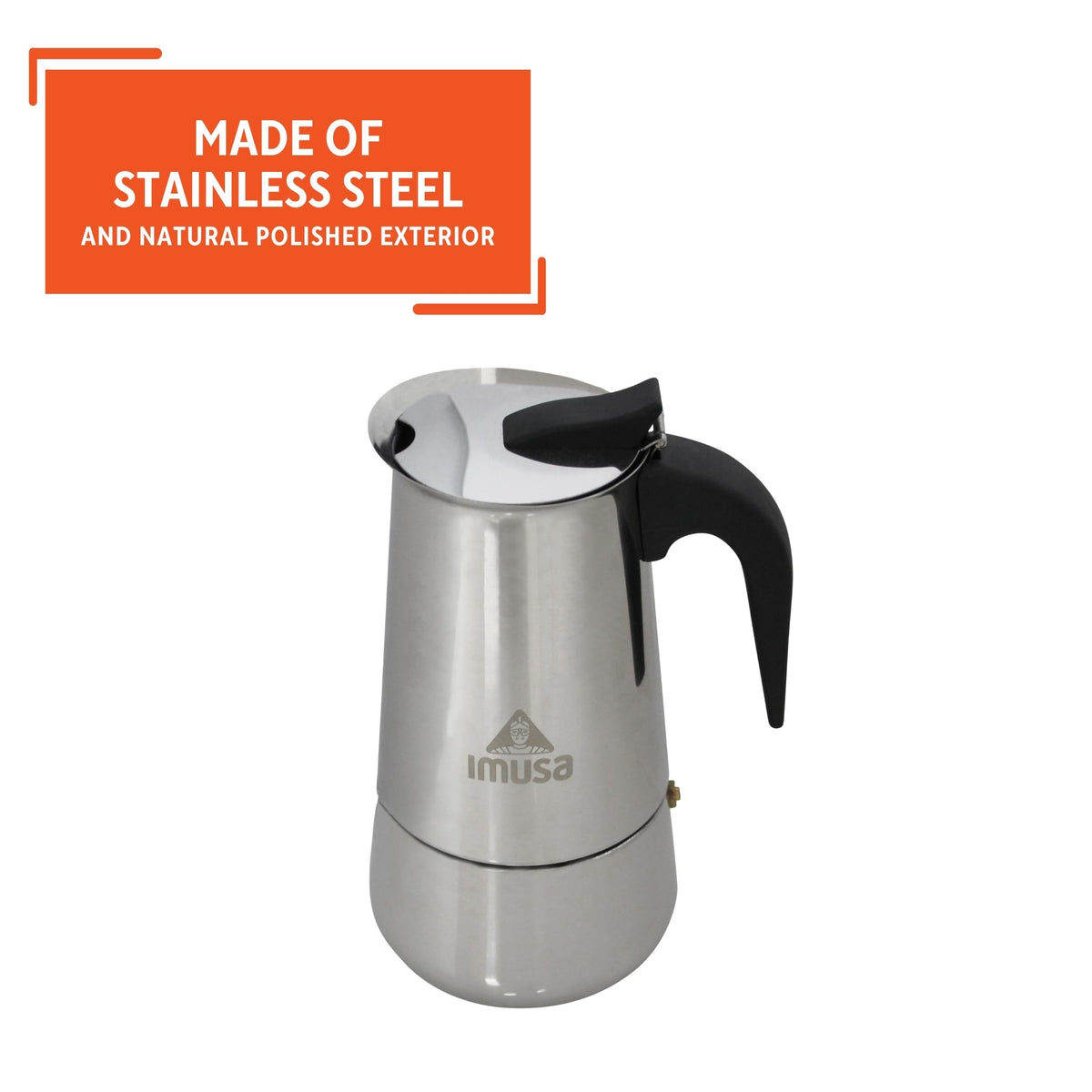 Stainless Steel Stovetop Espresso Coffeemaker 6-Cup J203332