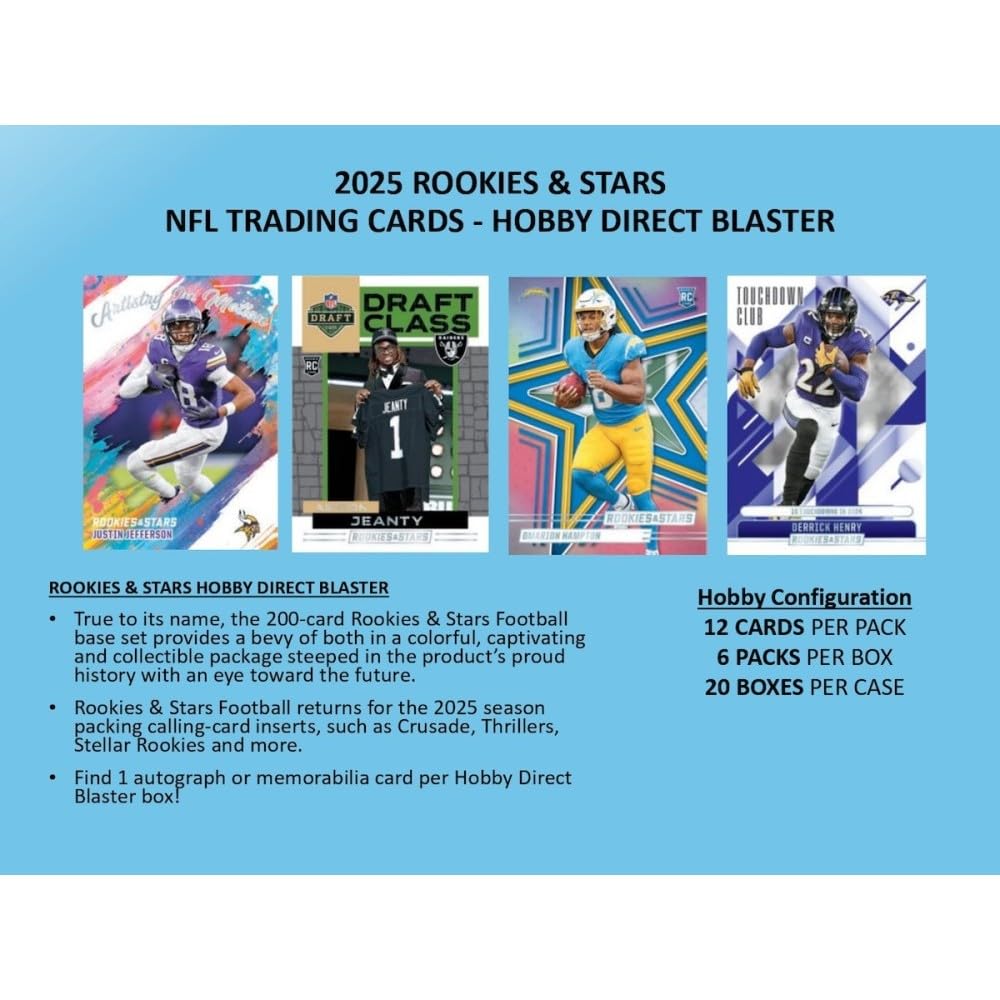 Football Trading Card Box 6-Pack R1865