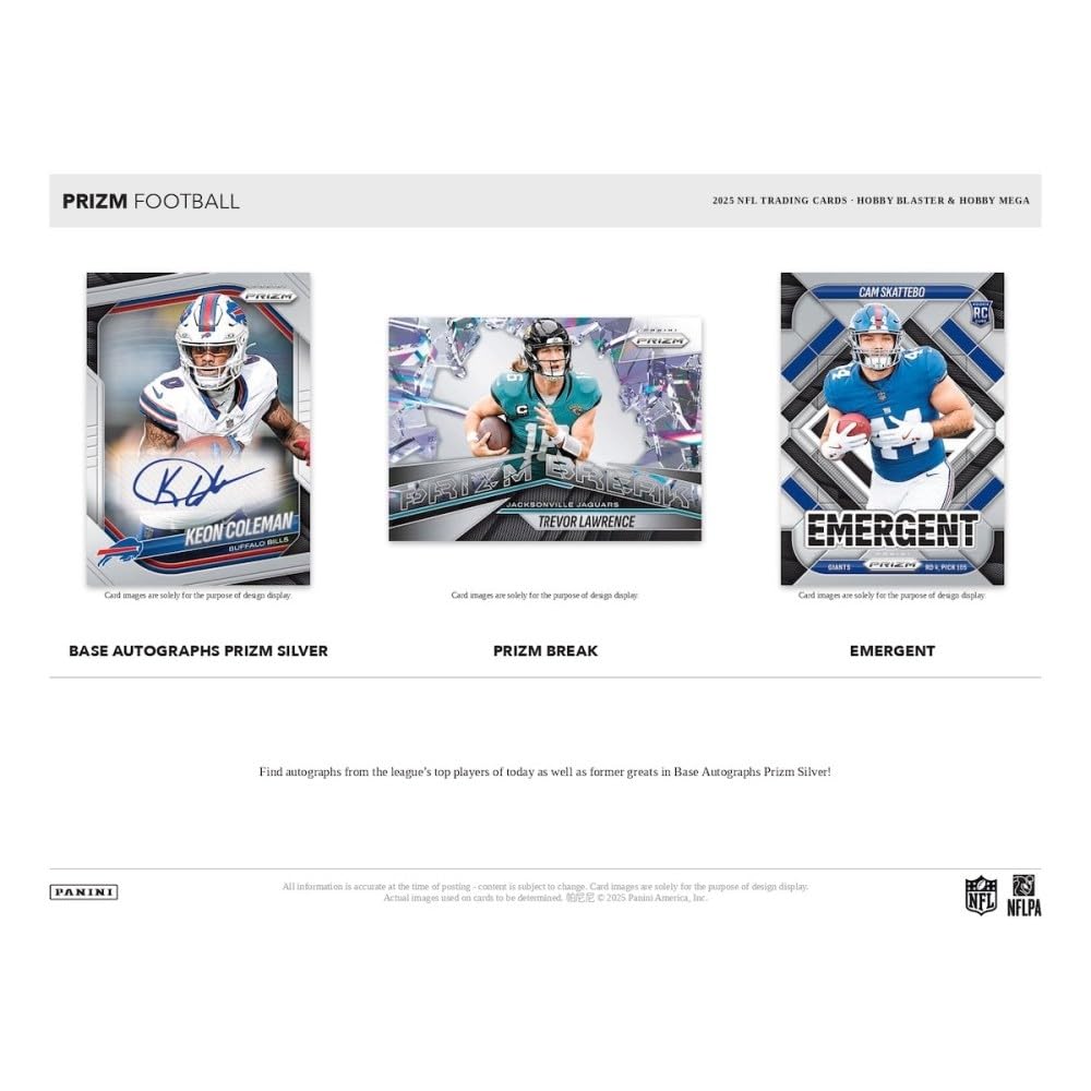 2025 Prizm Football 6 Packs Box K8266