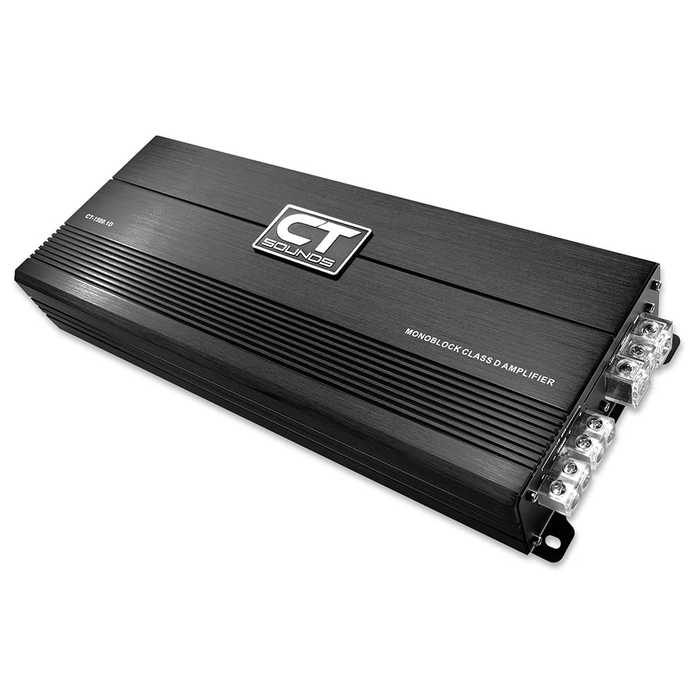 Compact Class D Monoblock Car Audio Amplifier, 1500 Watts RMS J274