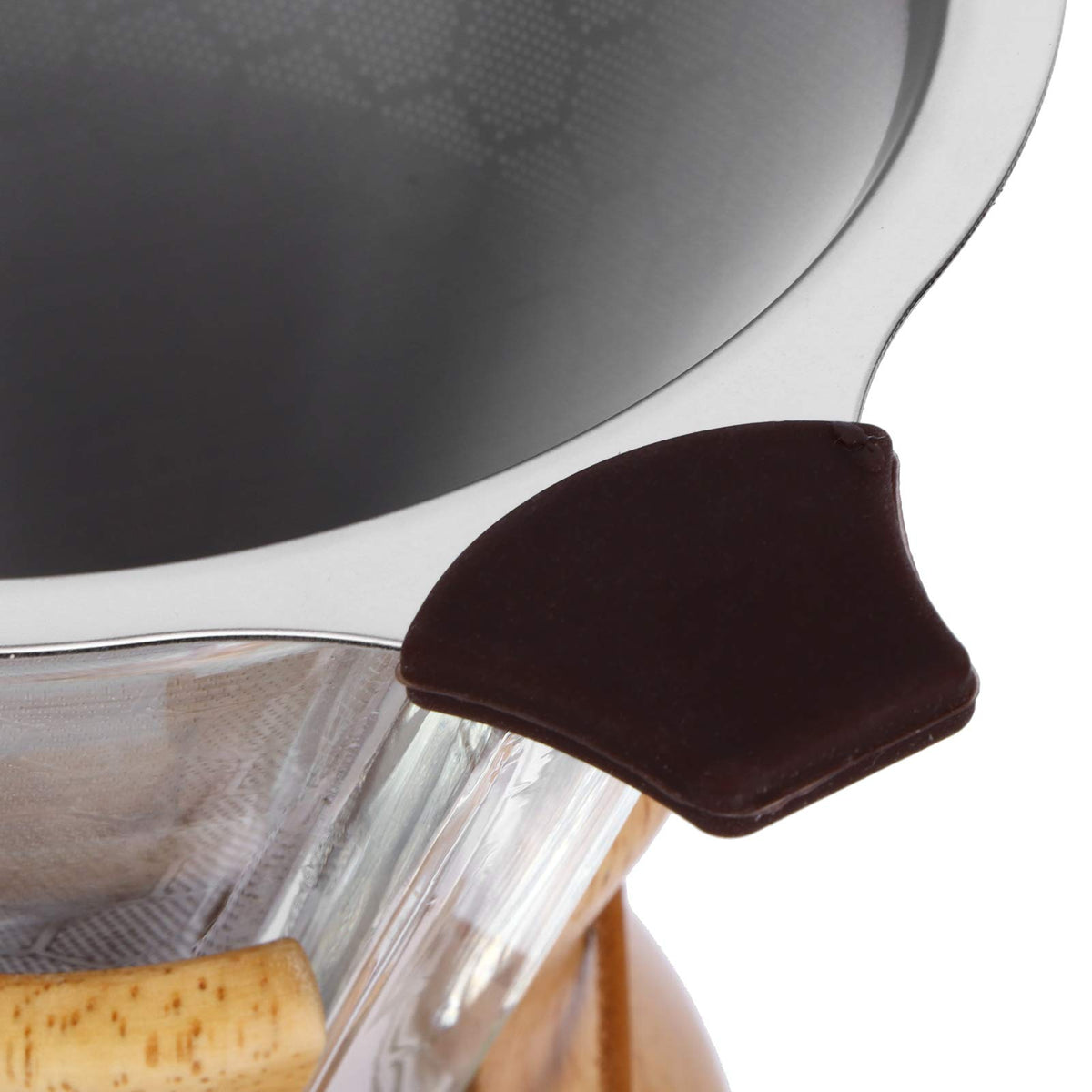 600ml High Temp Glass Coffee Drip Pot with Reusable Filter C759580