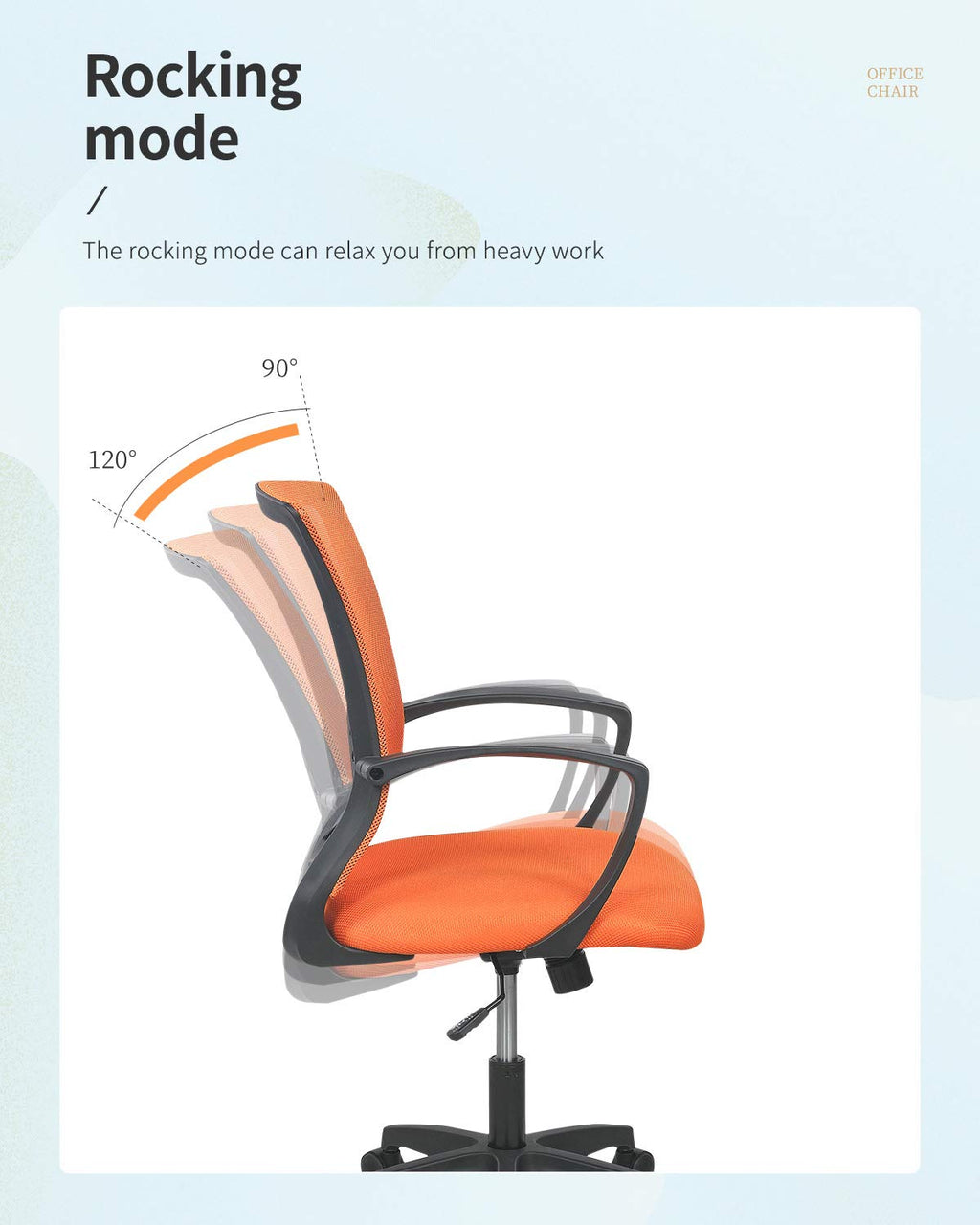 Mid Back Office Chair with Lumbar Support Y938177