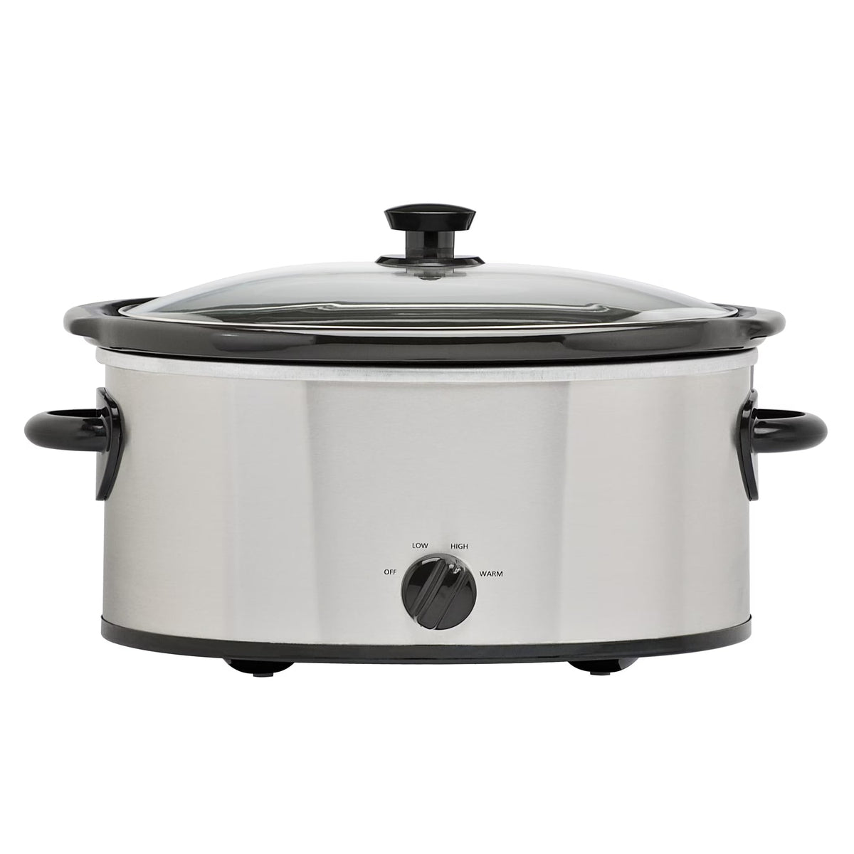 6 Quart Stainless Steel Slow Cooker Y43501
