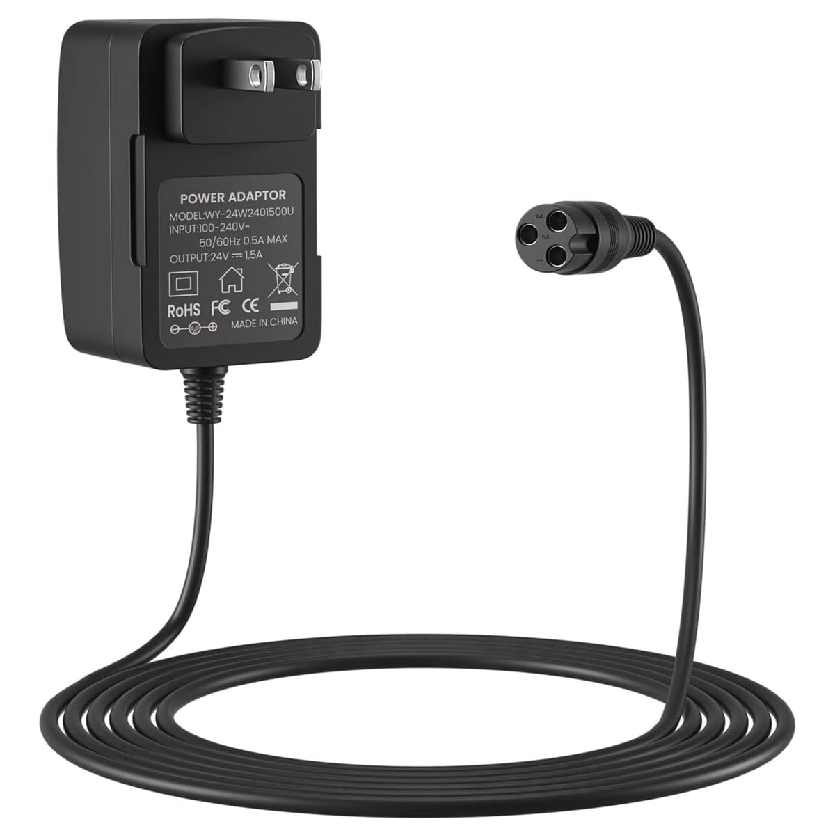 24V Electric Scooter Charger 3-Prong Inline Female Power Cord P562361