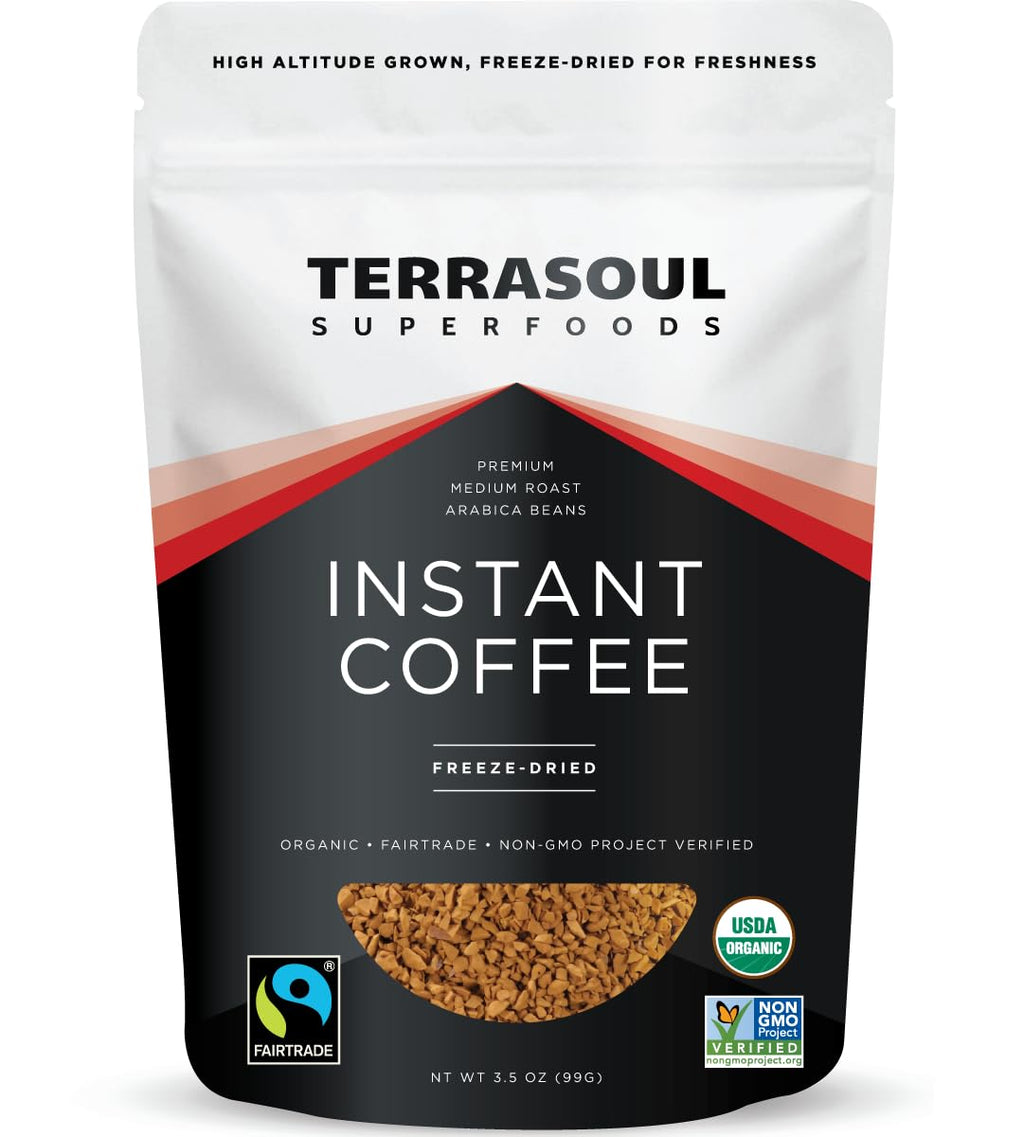 Organic Freeze-Dried Instant Coffee, 3.5 oz M68487