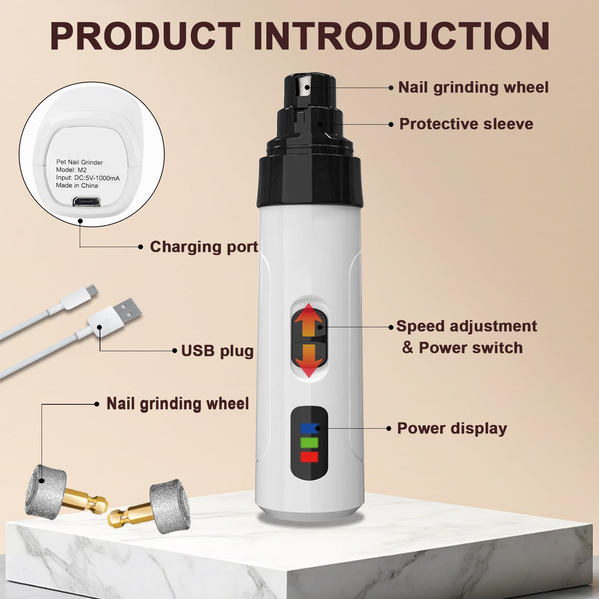 Electric Pet Nail Grinder I879796