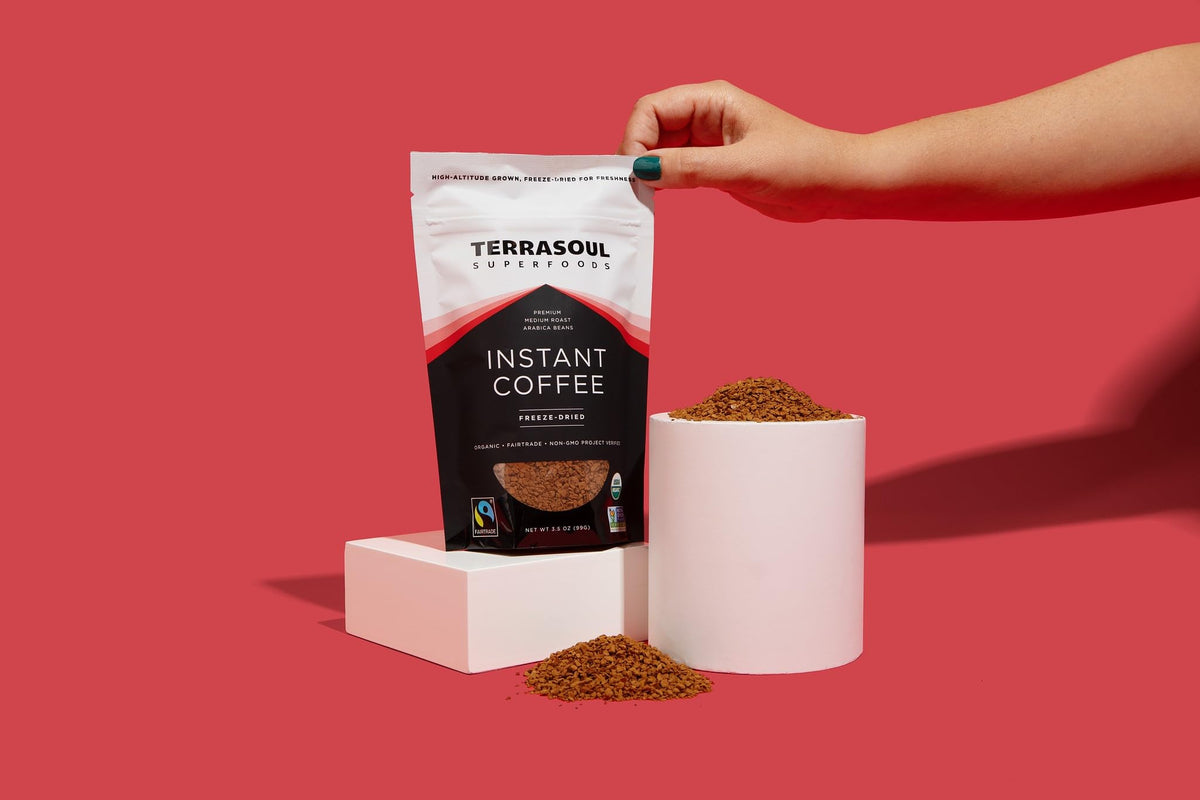 Organic Freeze-Dried Instant Coffee, 3.5 oz M68487