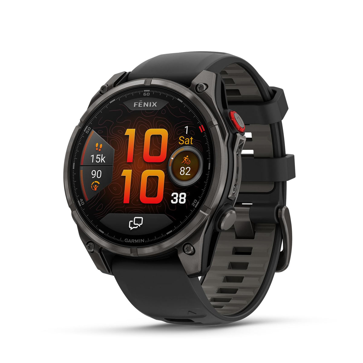 51mm Sapphire DLC Titanium Black Pebble Gray Smartwatch N9112