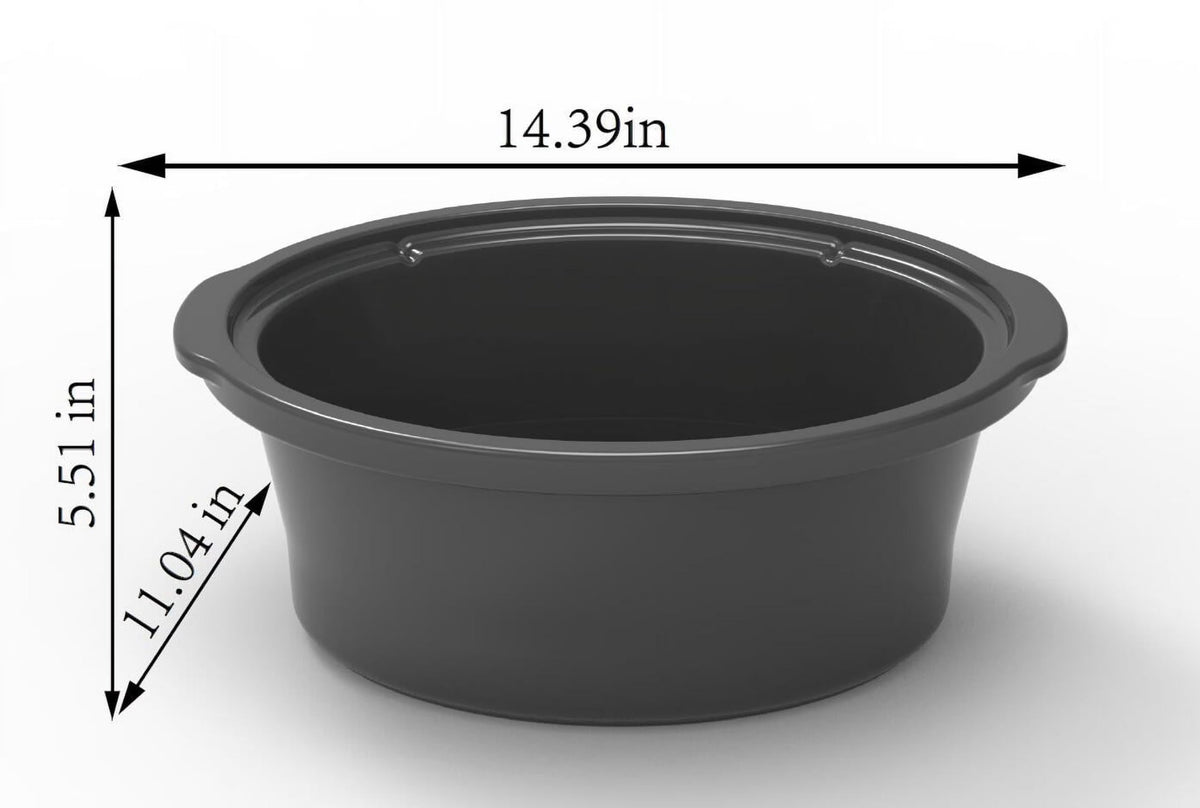 6 Quart Stainless Steel Slow Cooker Y43501