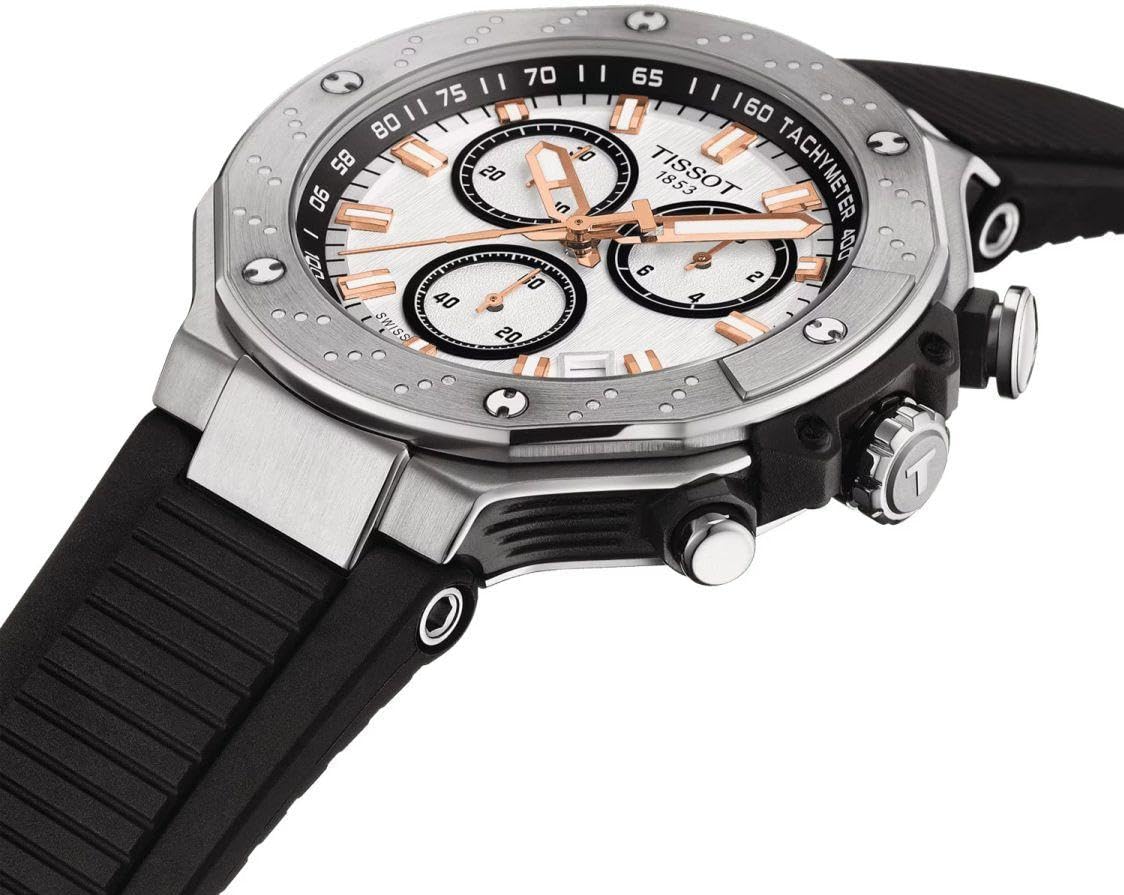 White Dial 45mm Chronograph Men's Watch B752014