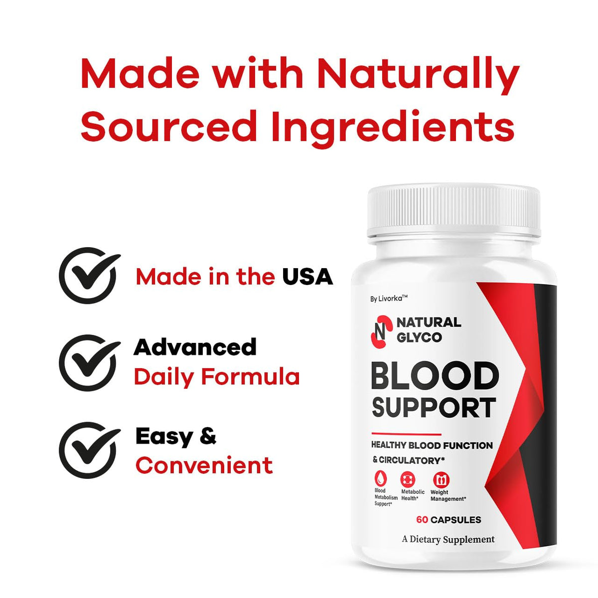 Natural Glycogen Supplement Capsules 180 Capsules O9692
