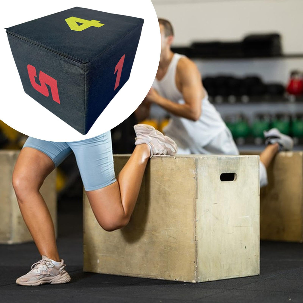 3-in-1 Non Slip Plyometric Jumping Box O477750