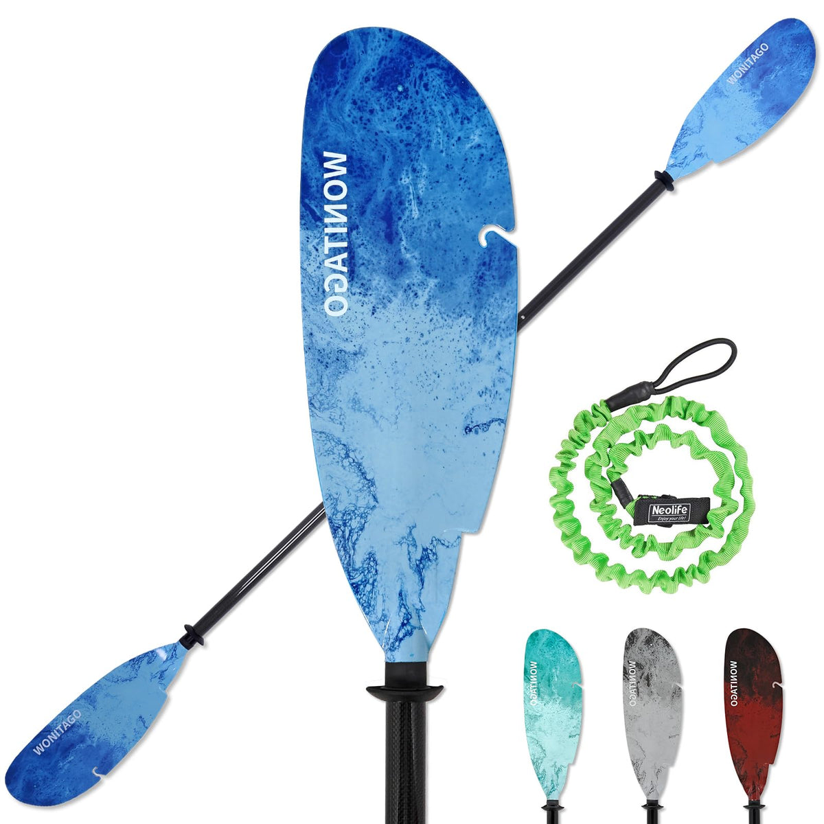 Adjustable Carbon Fiber Kayak Paddle B43509