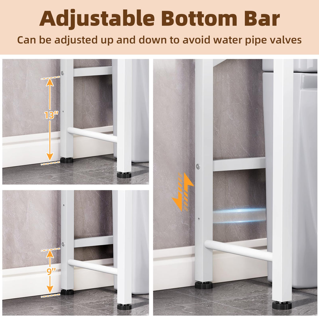 Over The Toilet Storage Cabinet with Adjustable Shelf L7581