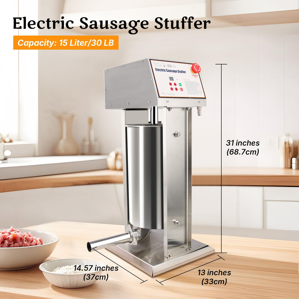 Stainless Steel Electric 15 Liter Sausage Stuffer M752338