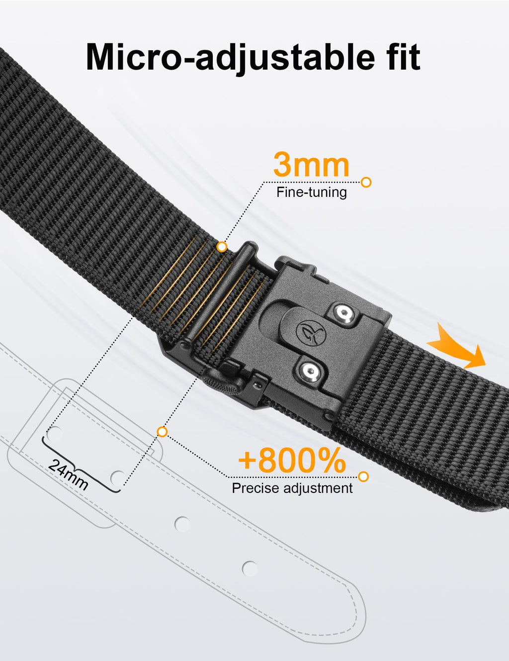 Men's 1.7" Tactical Belt R38326