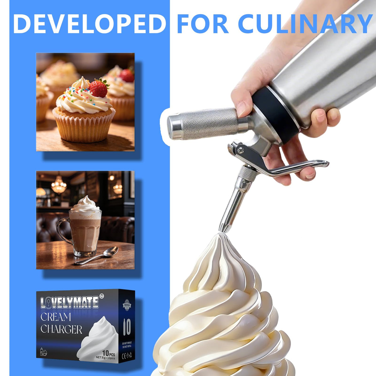 8g Whipped Cream Chargers 10 Pack T660