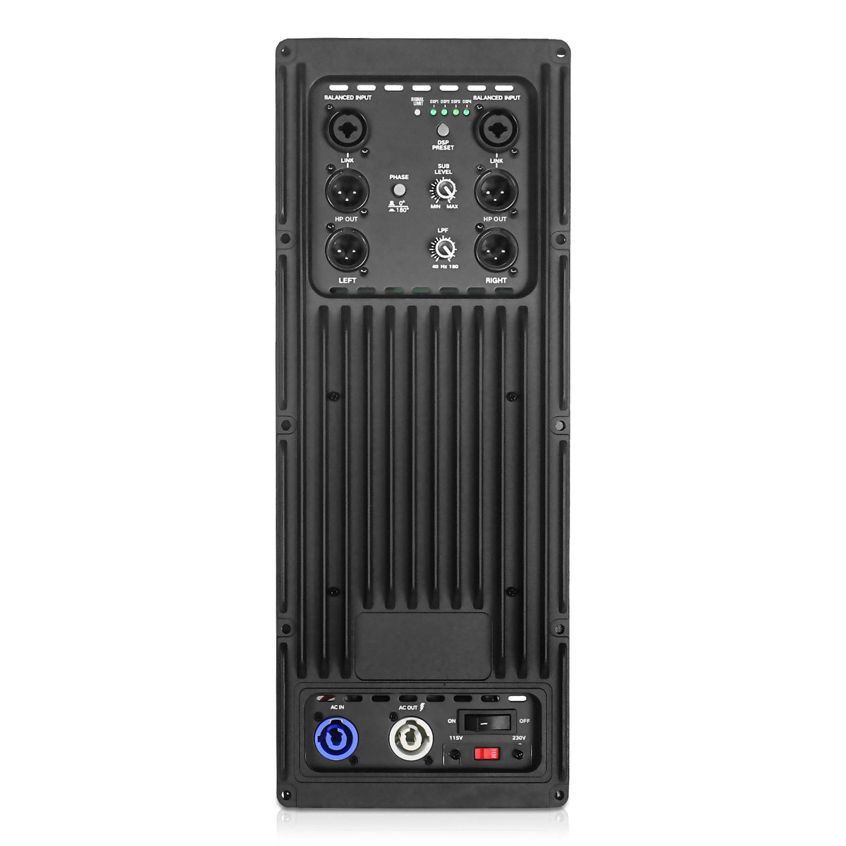 18” 1600W Powered Line Array Subwoofer with DSP, White J66918