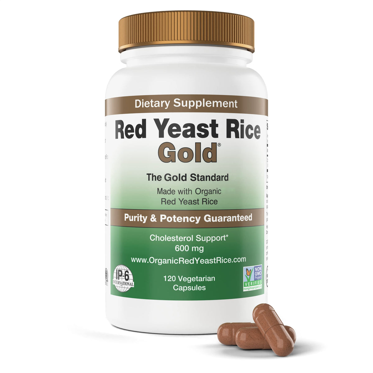 Red Yeast Rice 1200 mg 120 Capsules B5877