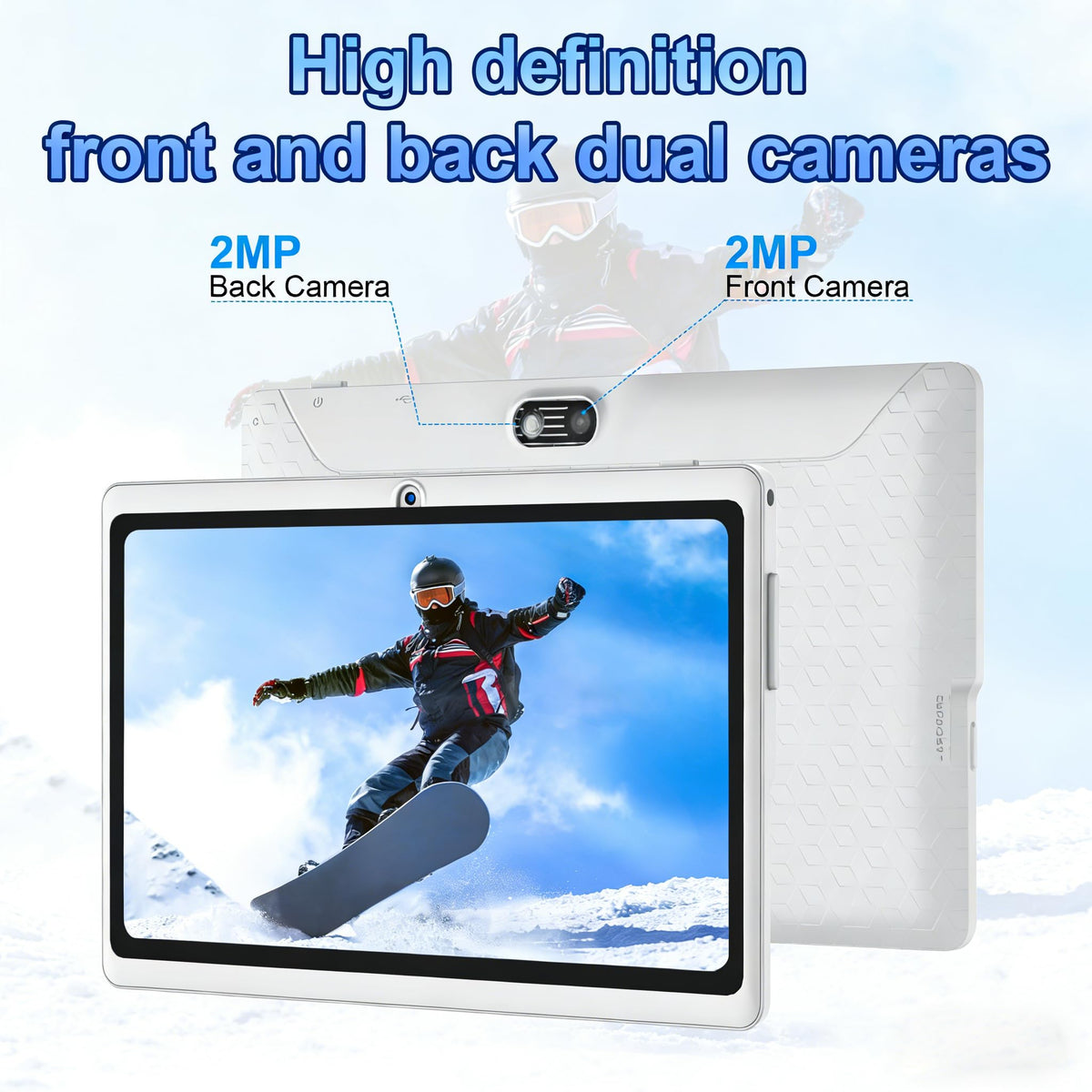 7 Inch Android Tablet with Case, 6GB RAM 32GB ROM, Black Q578884
