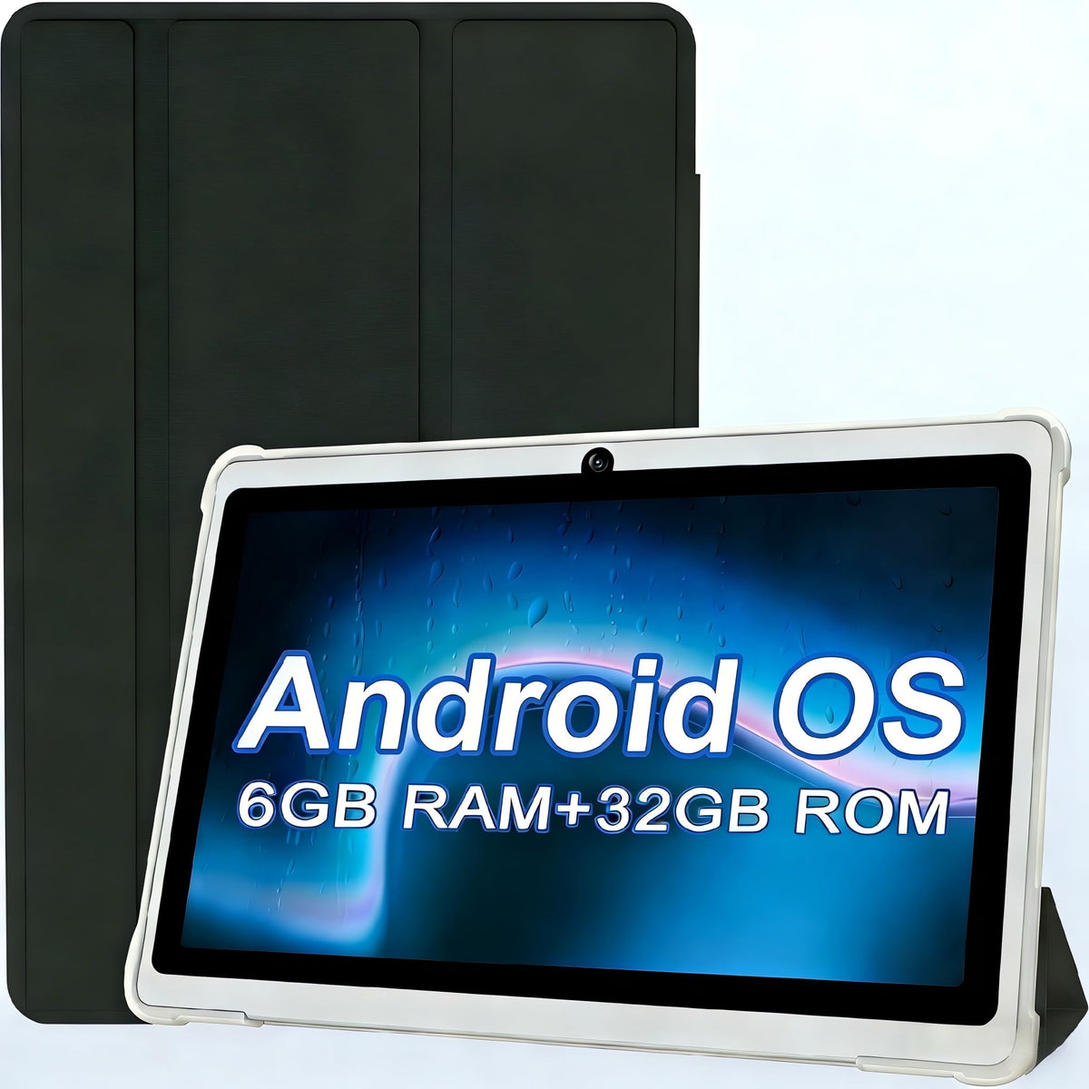 7 Inch Android Tablet with Case, 6GB RAM 32GB ROM, Black Q578884