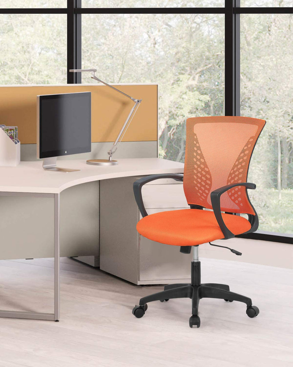 Mid Back Office Chair with Lumbar Support Y938177