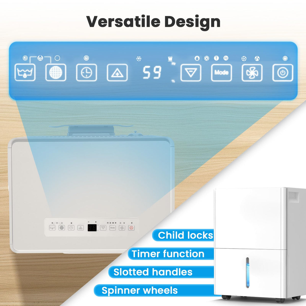 50 Pint Dehumidifier with Auto Shut Off N85501