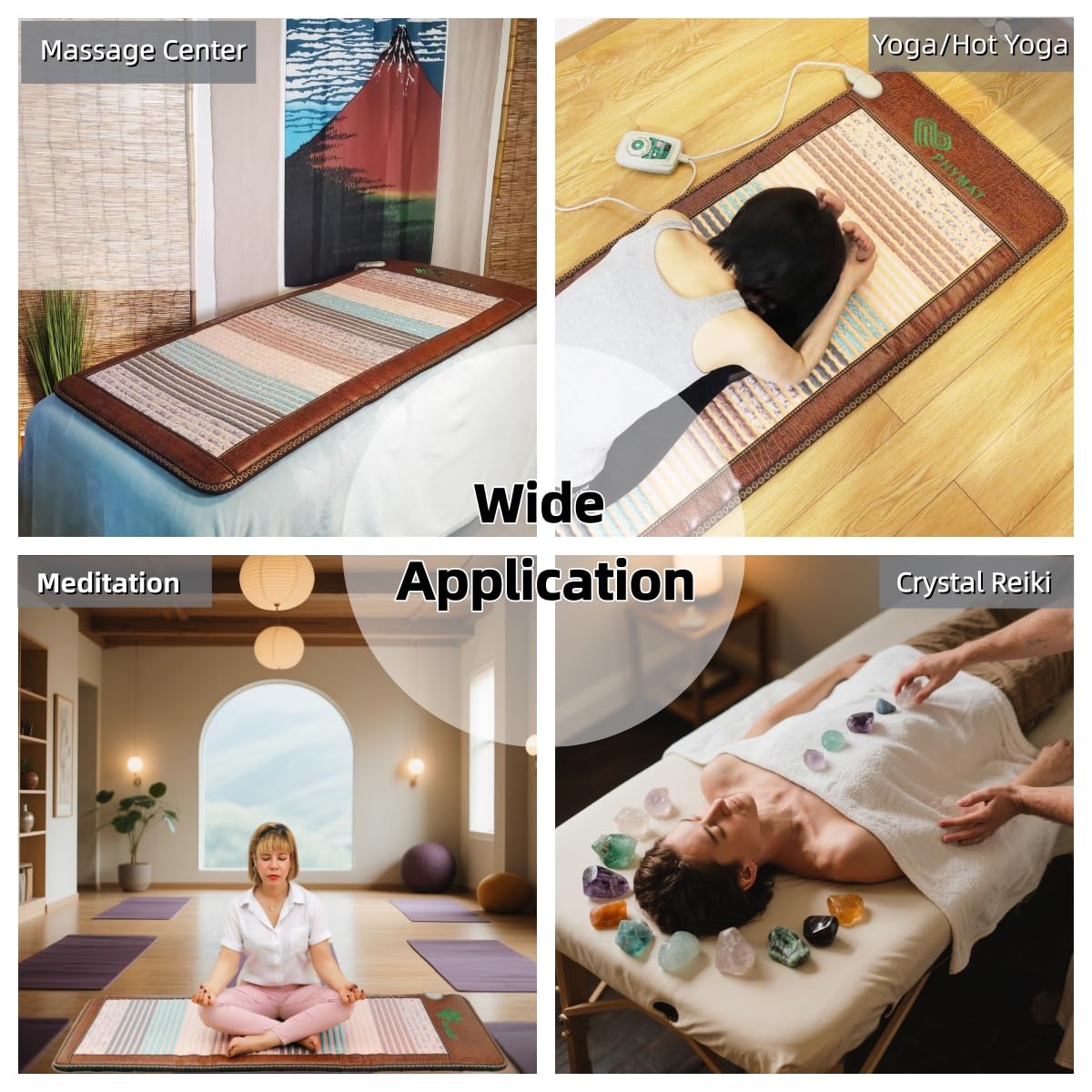 5-Gemstone Far Infrared Heating Mat W394149