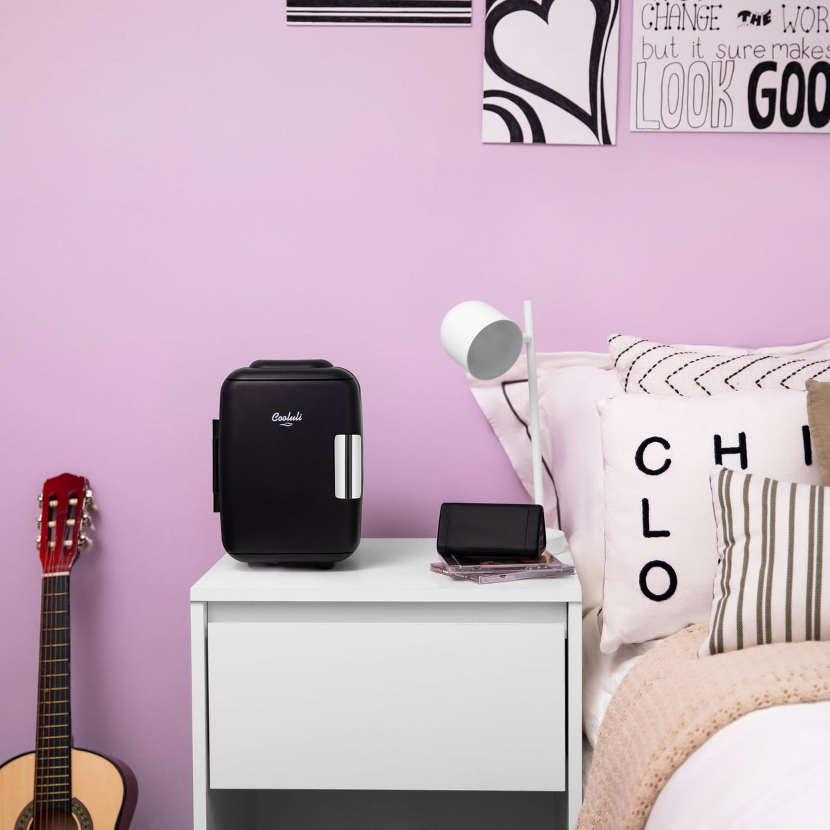 Portable 4L Mini Fridge Cooler & Warmer, Black T87999