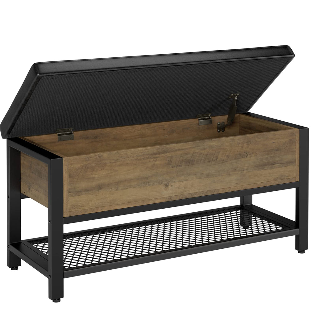 40" W Storage Bench with Cushion P9639