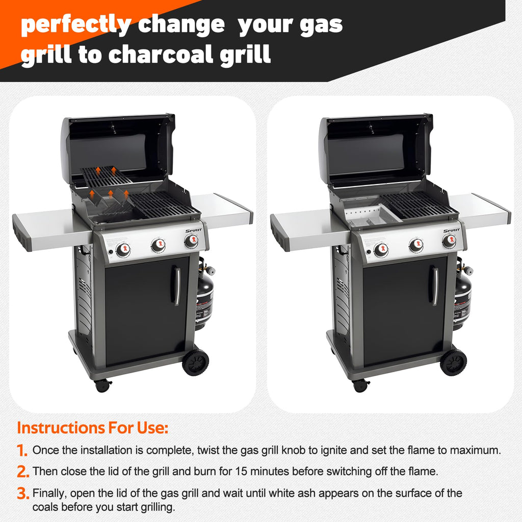 Adjustable Stainless Steel Charcoal Tray P7902