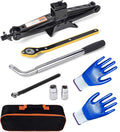 Portable 2 Ton Scissor Jack and Stand Kit with Lug Wrench S604519