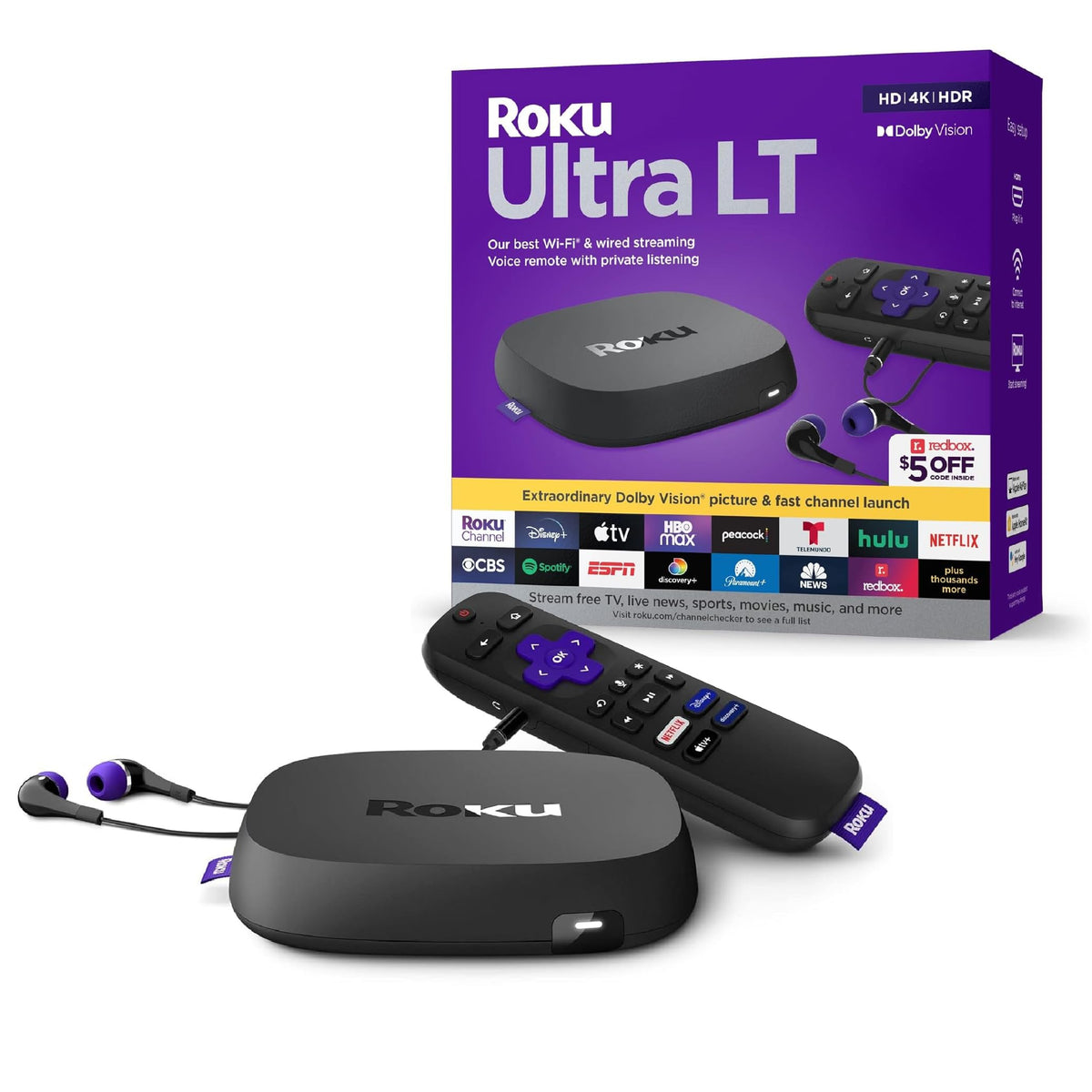 4K HDR Streaming Player with HDMI Cable V11294