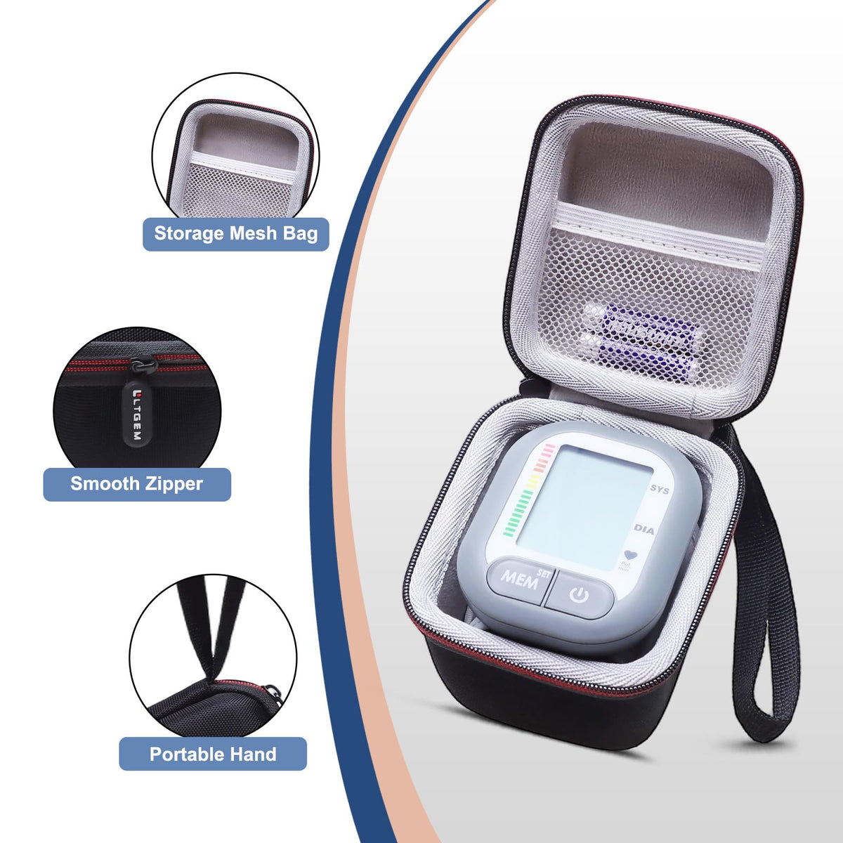 Case Compatible with Digital Wrist Blood Pressure Monitor E2731
