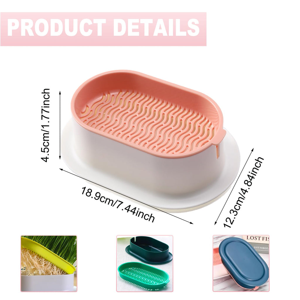 3Pcs Plastic Cat Grass Planter Hydroponic Growing Kit B650469